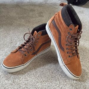 VANS sk8-hi MTE all weather Scotchguard brown Plaid
